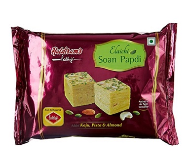 India Desire : Amazon: Buy Haldirams Soan Papdi Cow Ghee, 400g at Rs 115 from Amazon [MRP Rs 230]